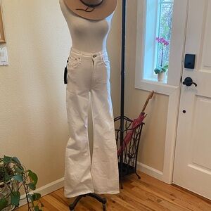rag & bone Casey High Rise Flare Wide Leg Jeans 25 NWT